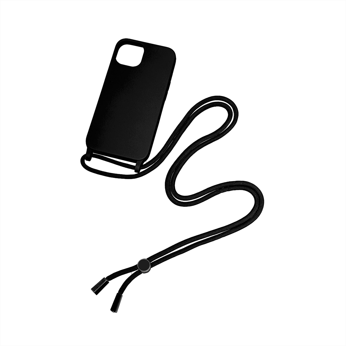 Rixus TPU Necklace Cord Cover For Apple iPhone 11 Black