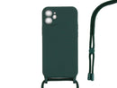 Rixus TPU Necklace Cord Cover For Apple iPhone 11 Dark Green