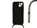 Rixus TPU Necklace Cord Cover For Apple iPhone 13 Mini Black