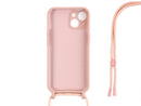 Rixus TPU Necklace Cord Cover For Apple iPhone 13 Mini Pink