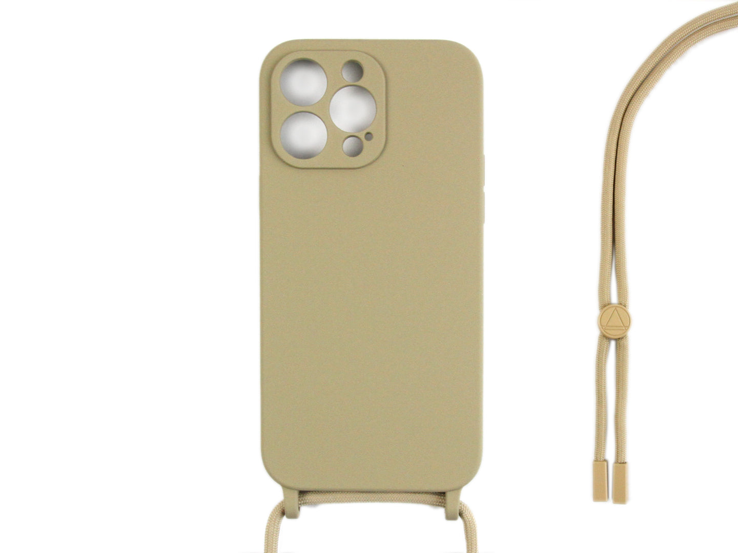 Rixus TPU Necklace Cord Cover For Apple iPhone 14 Pro Gold