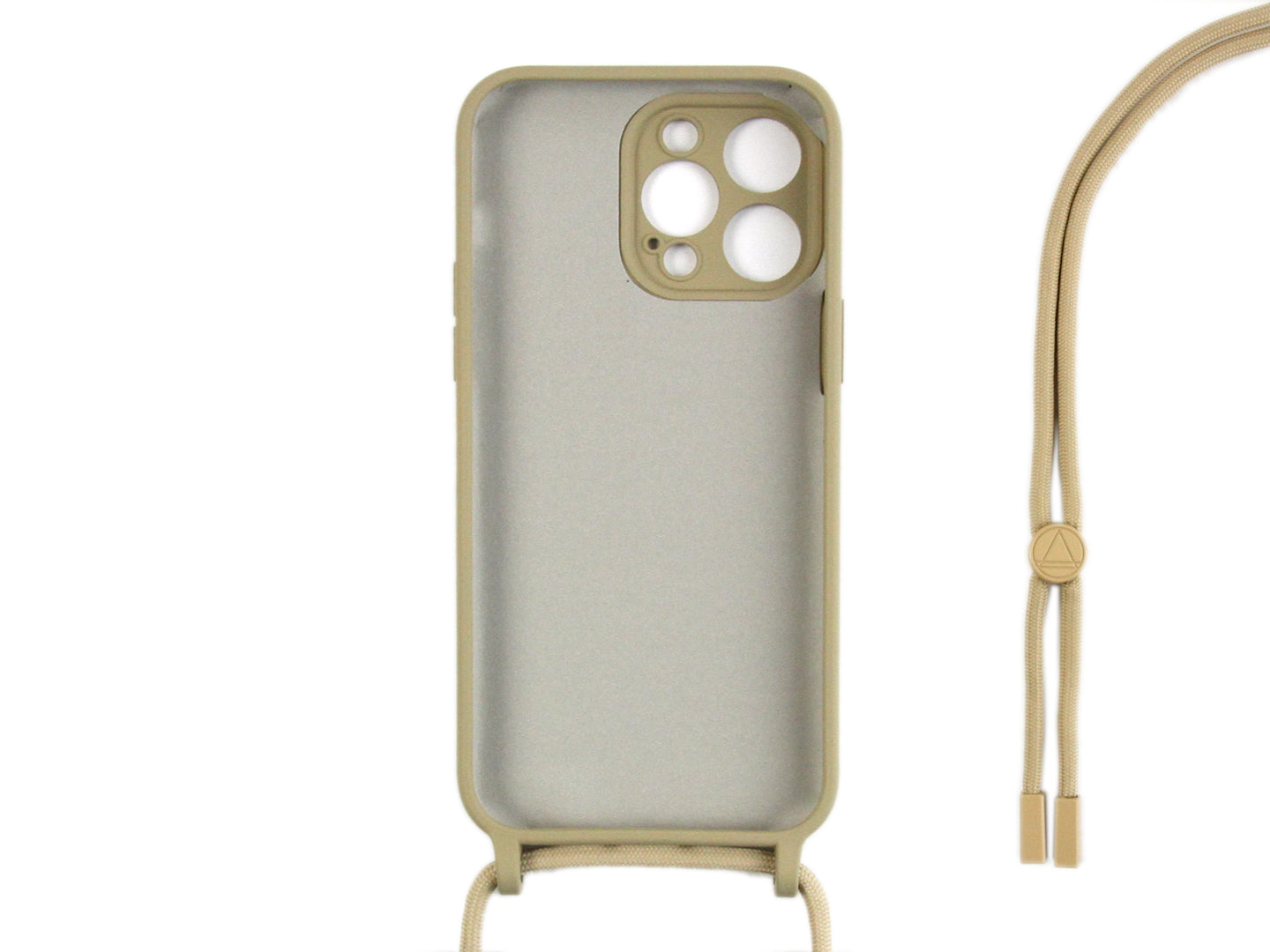 Rixus TPU Necklace Cord Cover For Apple iPhone 14 Pro Gold