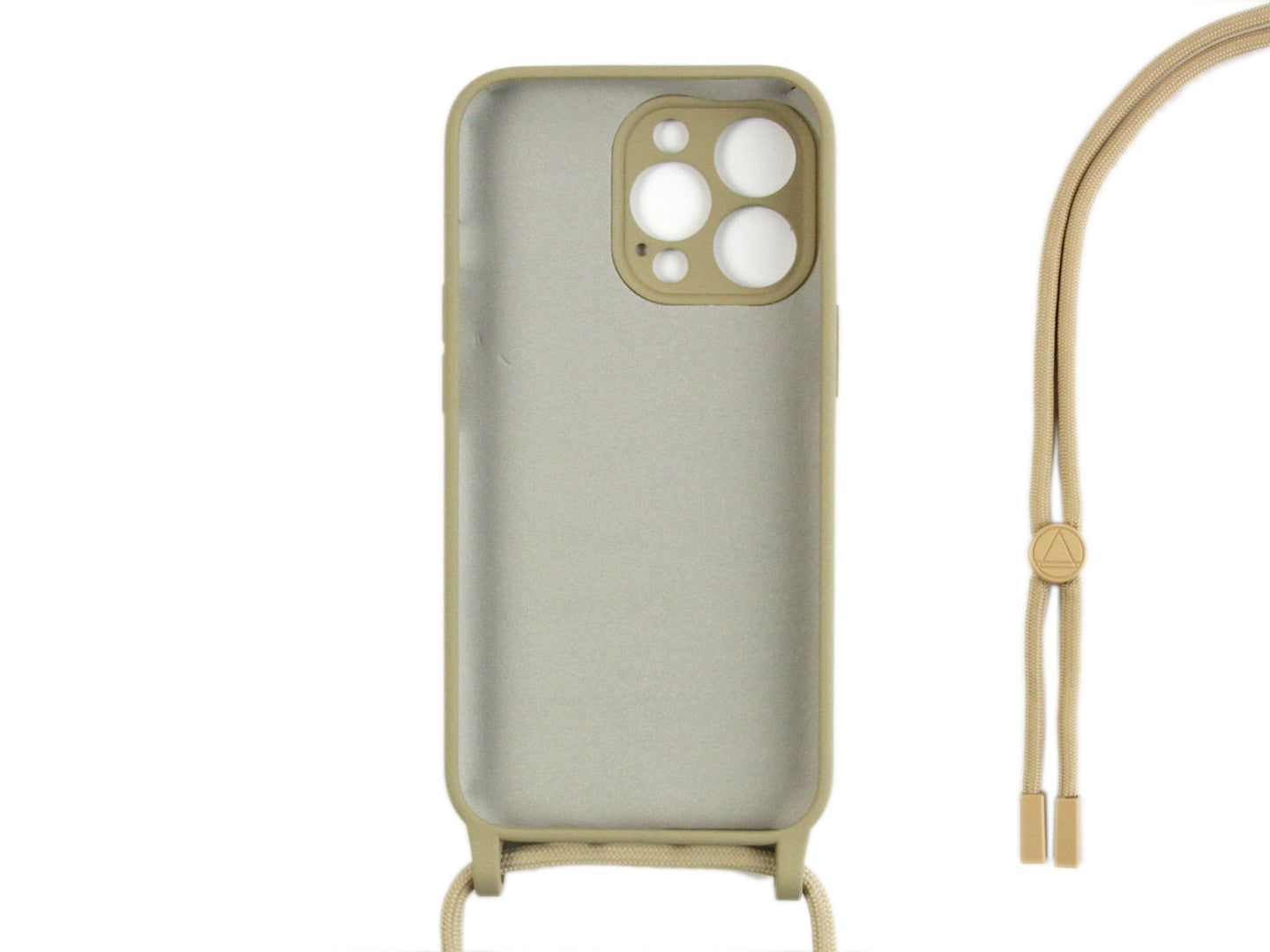 Rixus TPU Necklace Cord Cover For Apple iPhone 14 Pro Max Gold