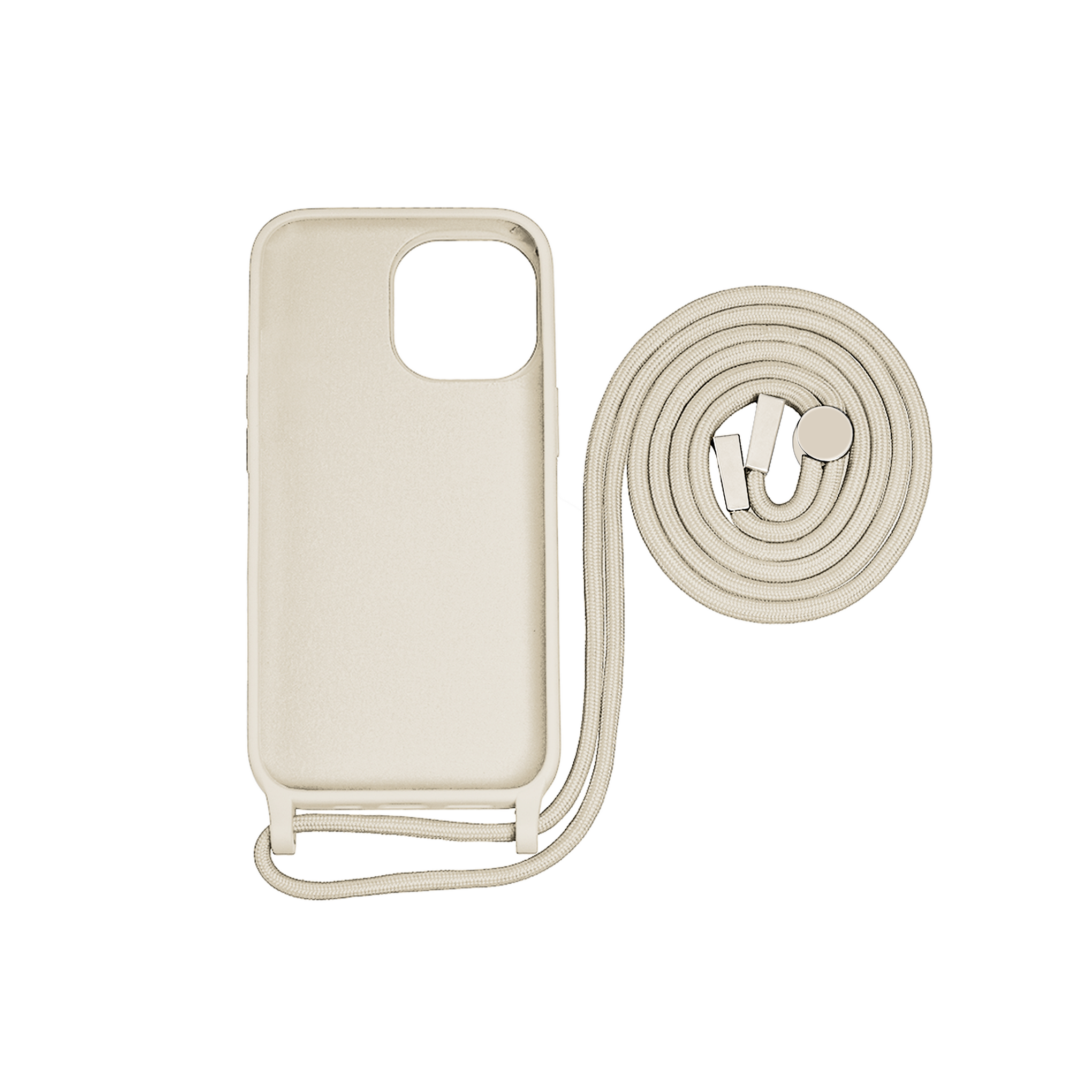 Rixus TPU Necklace Cord Cover For Apple iPhone 14 Pro Max Gold