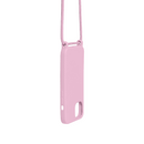 Rixus For iPhone 13 Pro TPU Necklace Cord Cover Pink