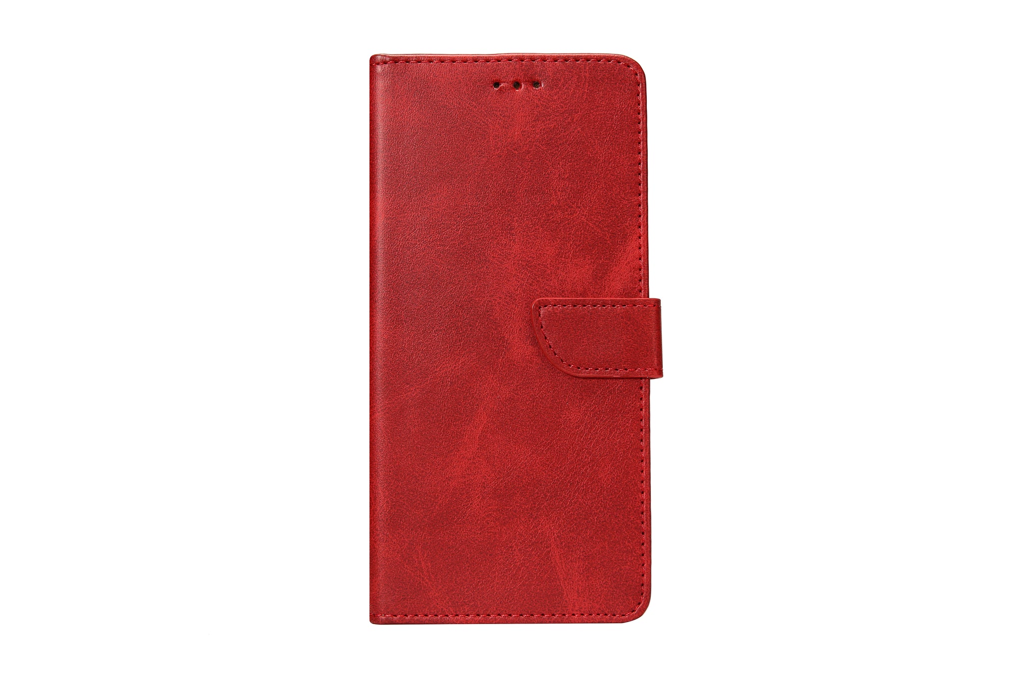 Rixus Bookcase For Apple iPhone 15 Pro Max Dark Red