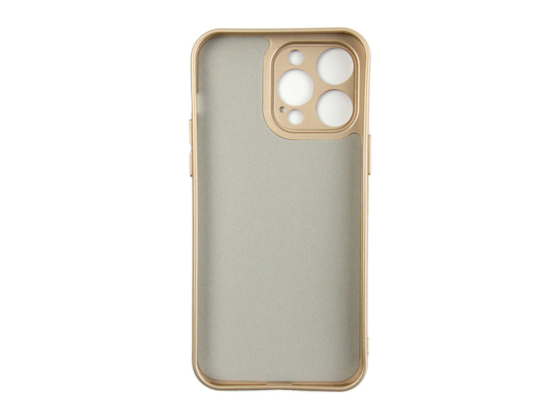 Rixus Soft TPU Phone Case For Apple iPhone 14 Pro Max Gold