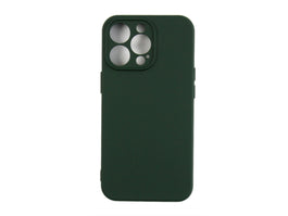 Rixus Soft TPU Phone Case For Apple iPhone 13 Pro Dark Green