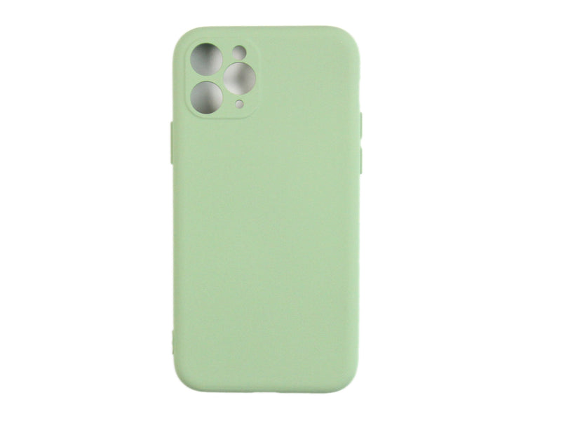 Rixus For iPhone 11 Pro Soft TPU Phone Case Matcha