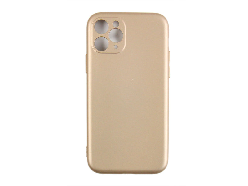 Rixus Soft TPU Phone Case For Apple iPhone 11 Pro Gold