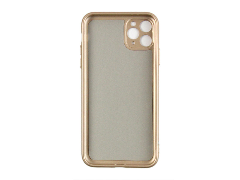 Rixus For iPhone 11 Pro Max Soft TPU Phone Case Gold