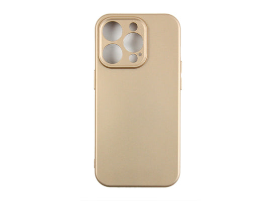 Rixus Soft TPU Phone Case For Apple iPhone 14 Pro Gold