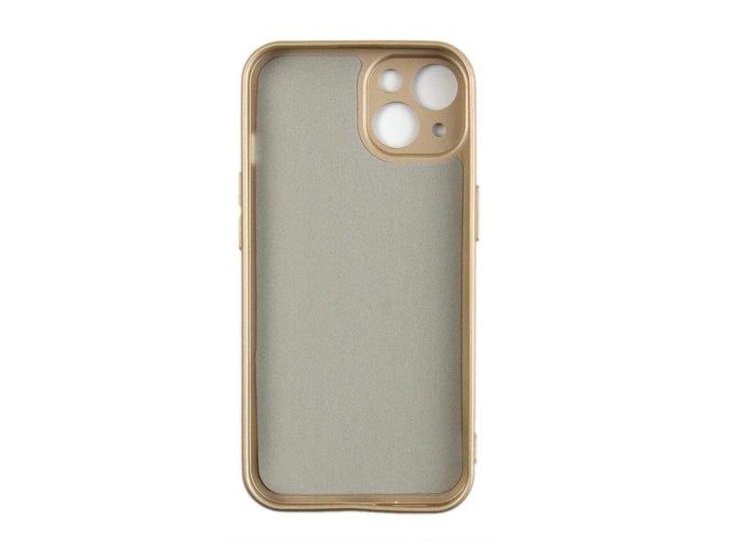 Rixus For iPhone 13 Soft TPU Phone Case Gold