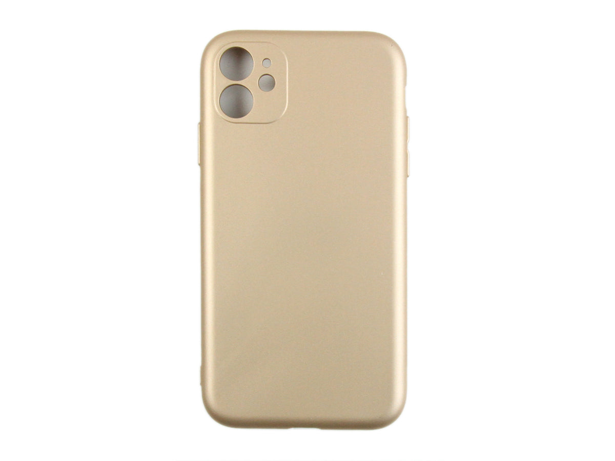 Rixus Soft TPU Phone Case For Apple iPhone 11 Gold
