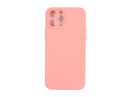 Rixus Soft TPU Phone Case For Apple iPhone 12 Pro Pink