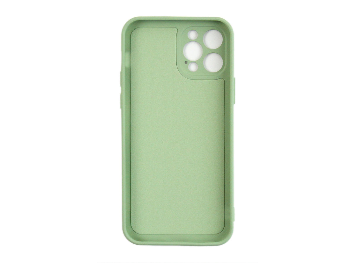 Rixus Soft TPU Phone Case For Apple iPhone 12 Pro Matcha
