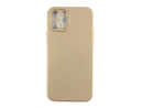 Rixus Soft TPU Phone Case For Apple iPhone 12 Pro Gold