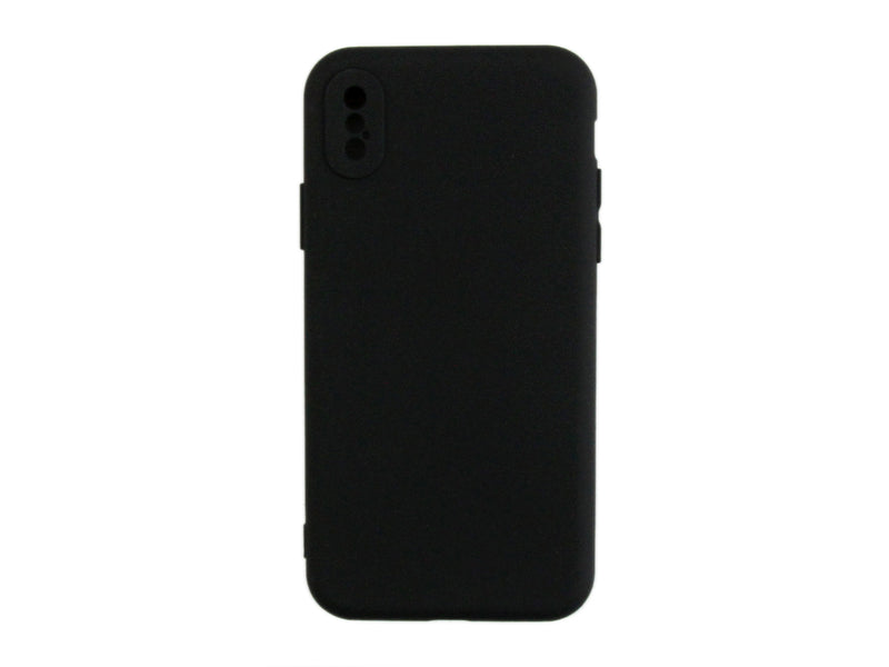 Rixus For iPhone X, XS Soft TPU Phone Case Black