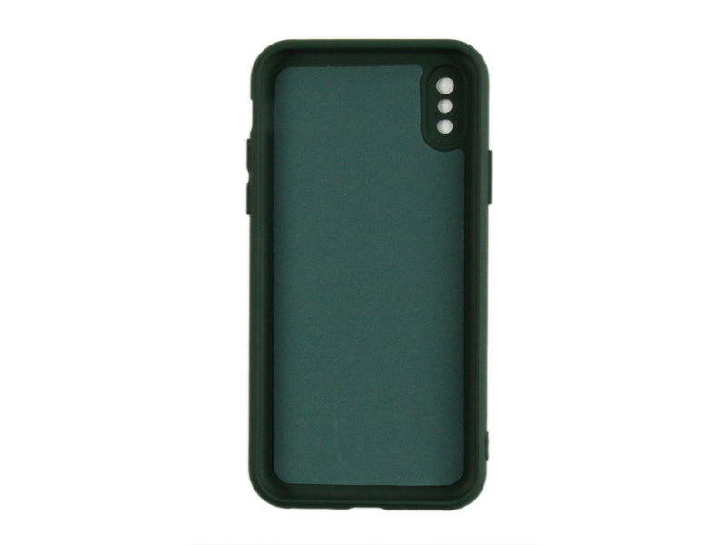 Rixus Soft TPU Phone Case For Apple iPhone X, XS Dark Green