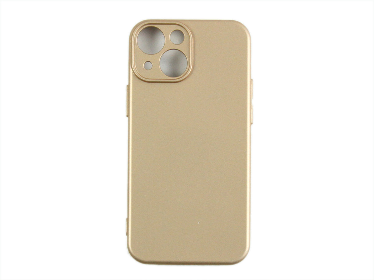 Rixus Soft TPU Phone Case For Apple iPhone 13 Mini Gold