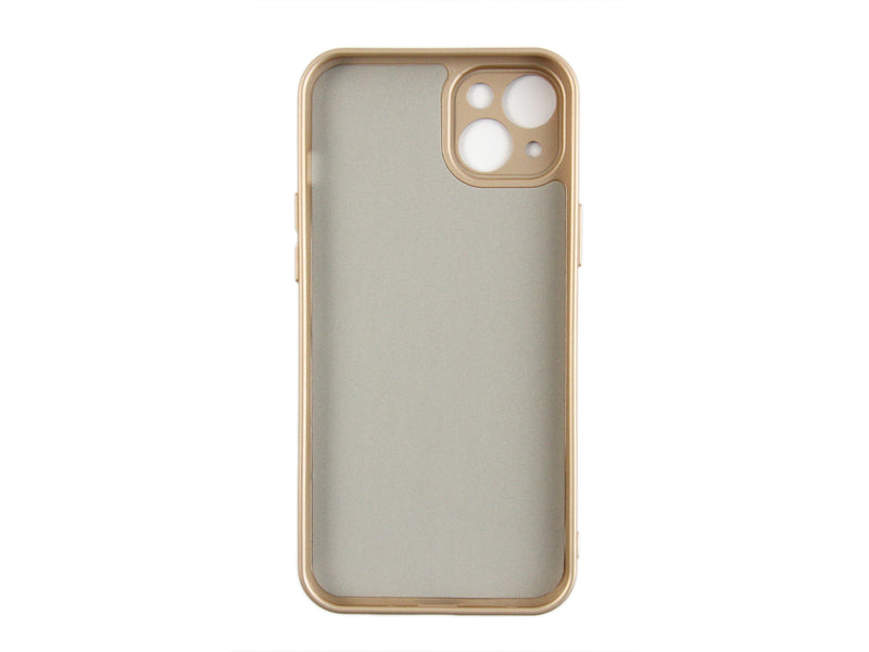 Rixus For iPhone 14 Plus Soft TPU Phone Case Gold