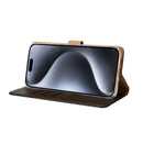 Rixus Bookcase For Apple iPhone 15 Pro Black