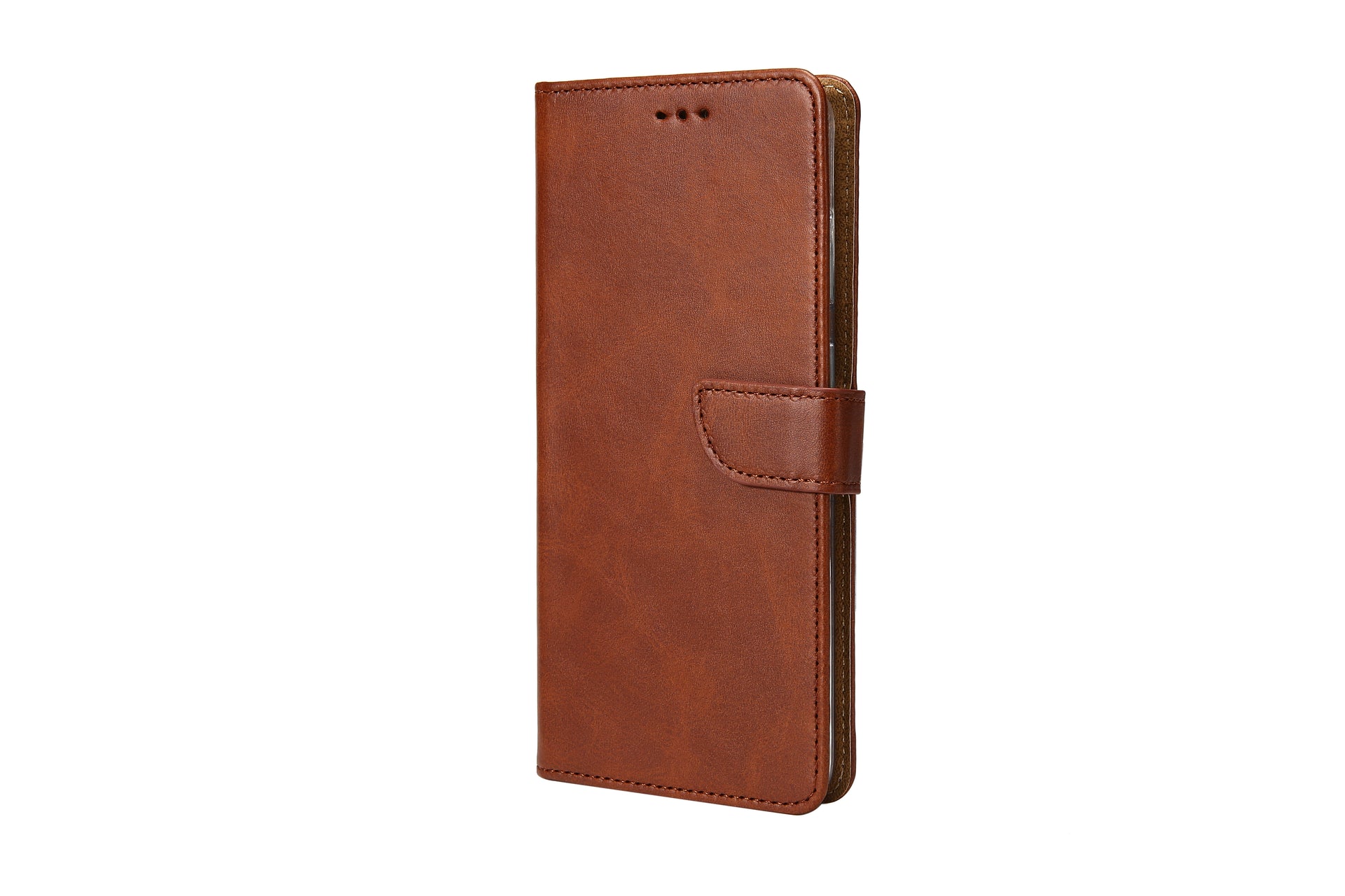 Rixus Bookcase For Apple iPhone 15 Pro Brown
