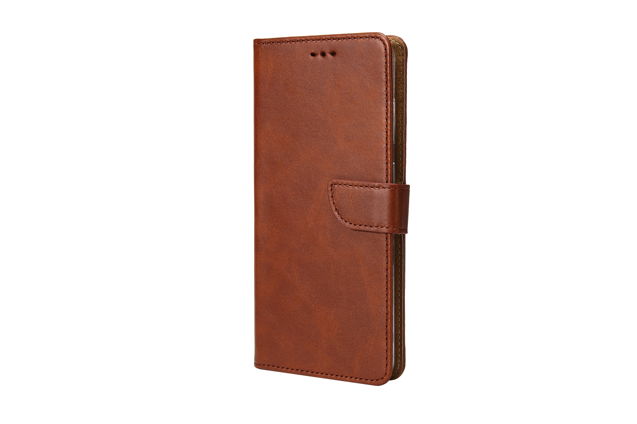 Rixus Bookcase For Apple iPhone 15 Pro Brown