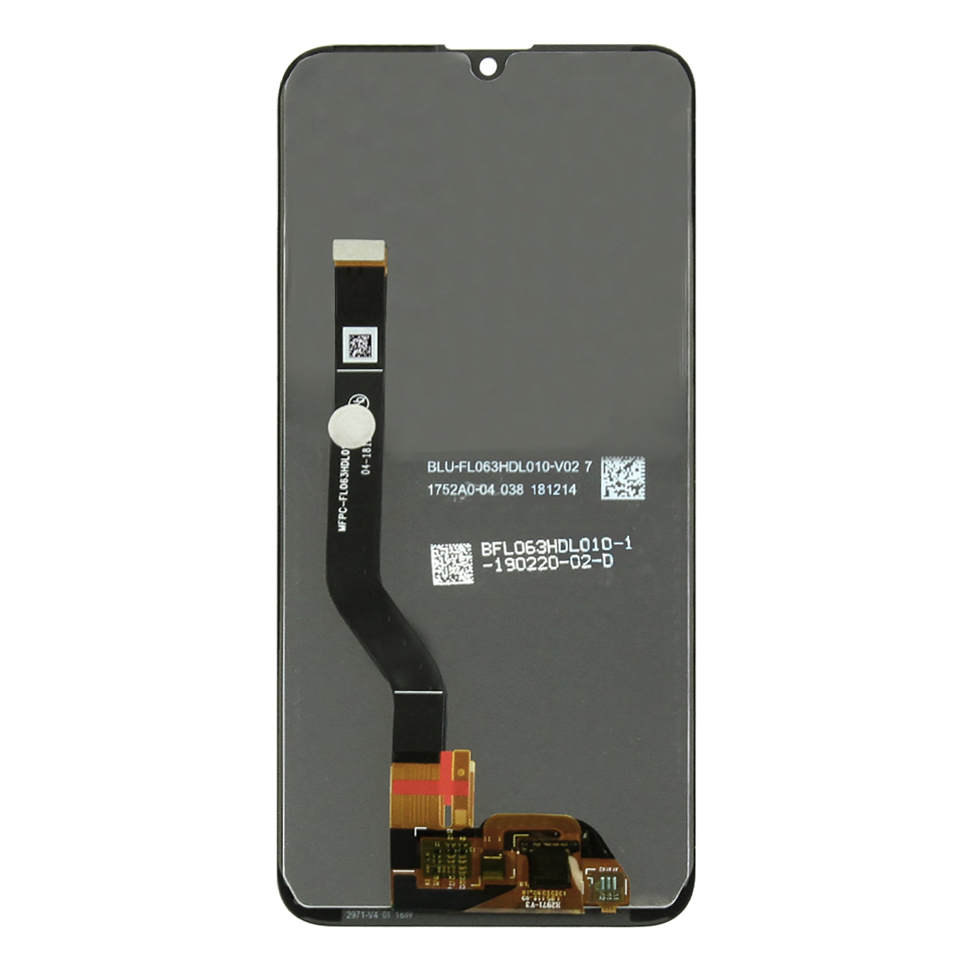Huawei Y7 Pro (2019) Display And Digitizer Without Frame Black OEM