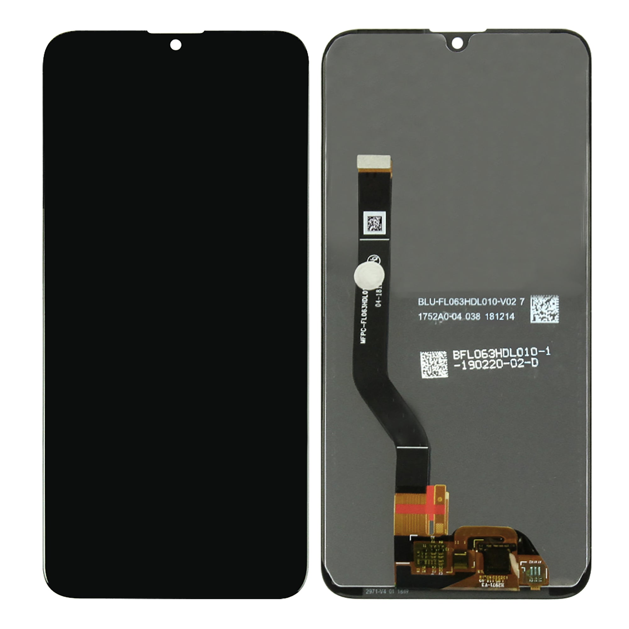 Huawei Y7 Pro (2019) Display And Digitizer Without Frame Black OEM