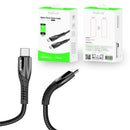 Rixus RXUC30C Alloy USB-C Data Cable Metal Gray