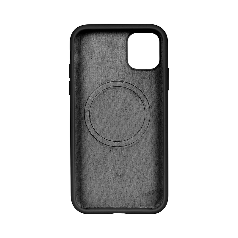 Rixus For iPhone 11 Soft TPU Phone Case With MagSafe Black