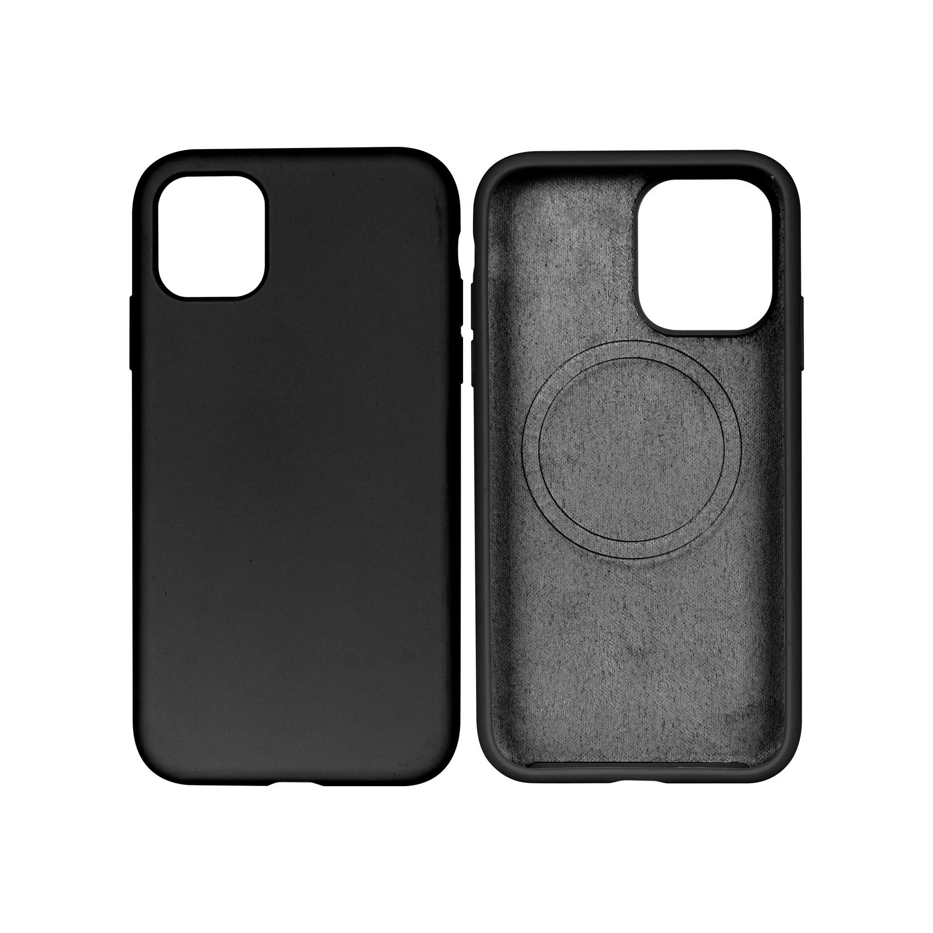 Rixus Soft TPU Phone Case With MagSafe Compatible For Apple iPhone 11 Pro Black
