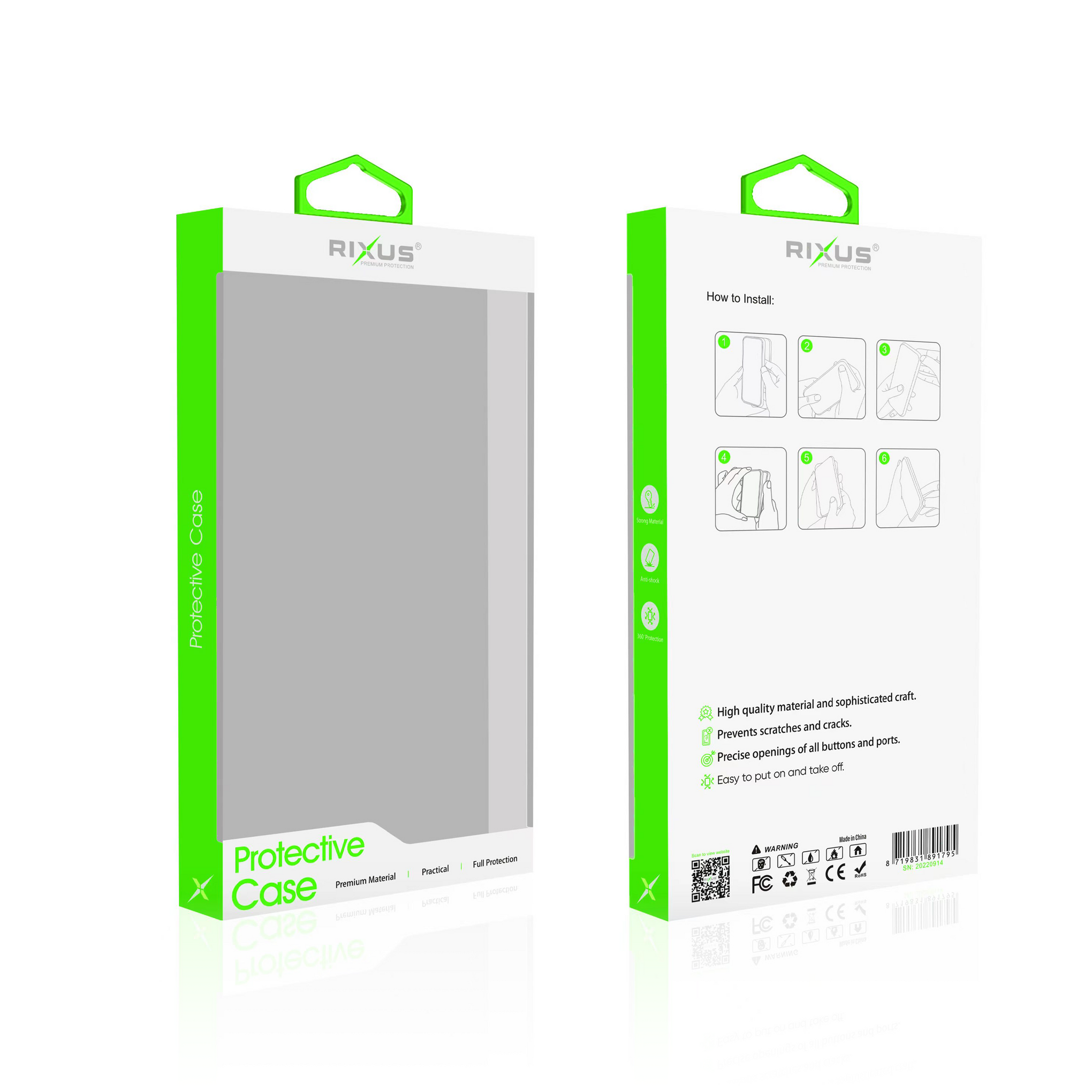 Rixus Soft TPU Phone Case With MagSafe Compatible For Apple iPhone 11 Pro Black