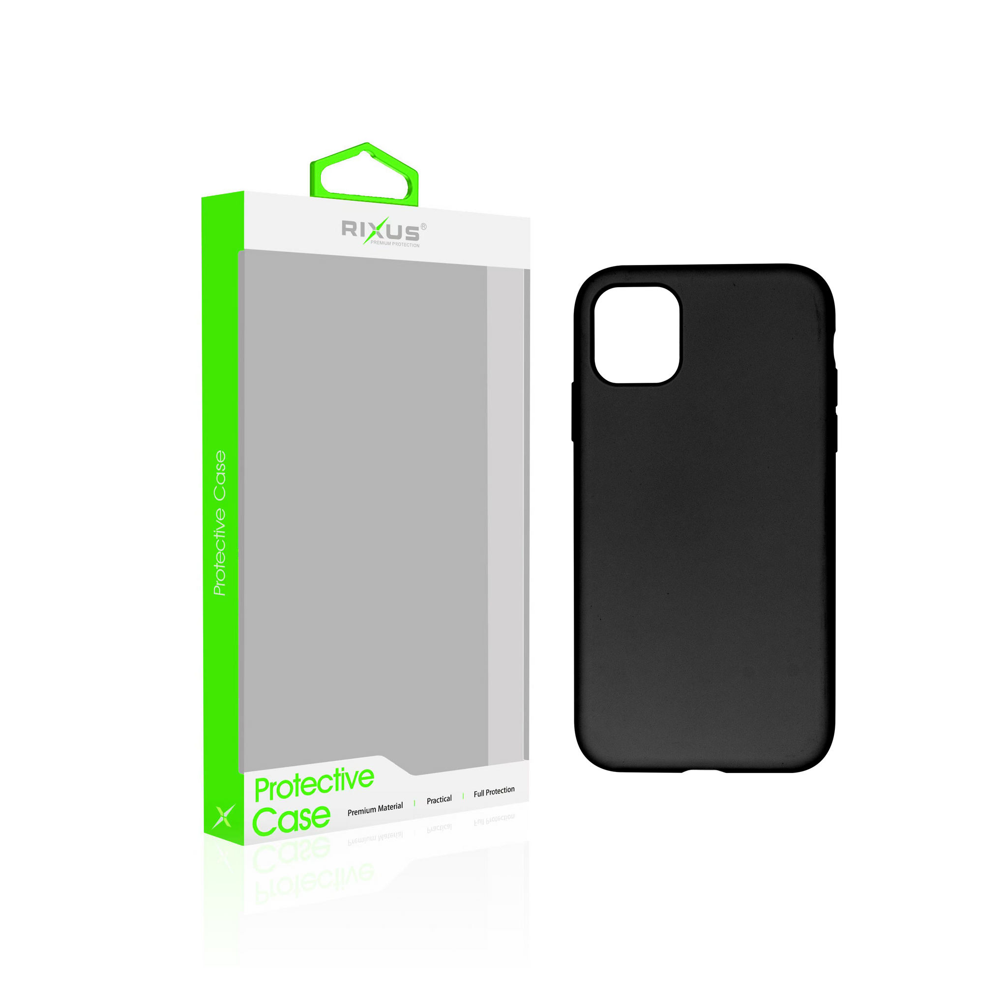 Rixus Soft TPU Phone Case With MagSafe Compatible For Apple iPhone 11 Pro Black