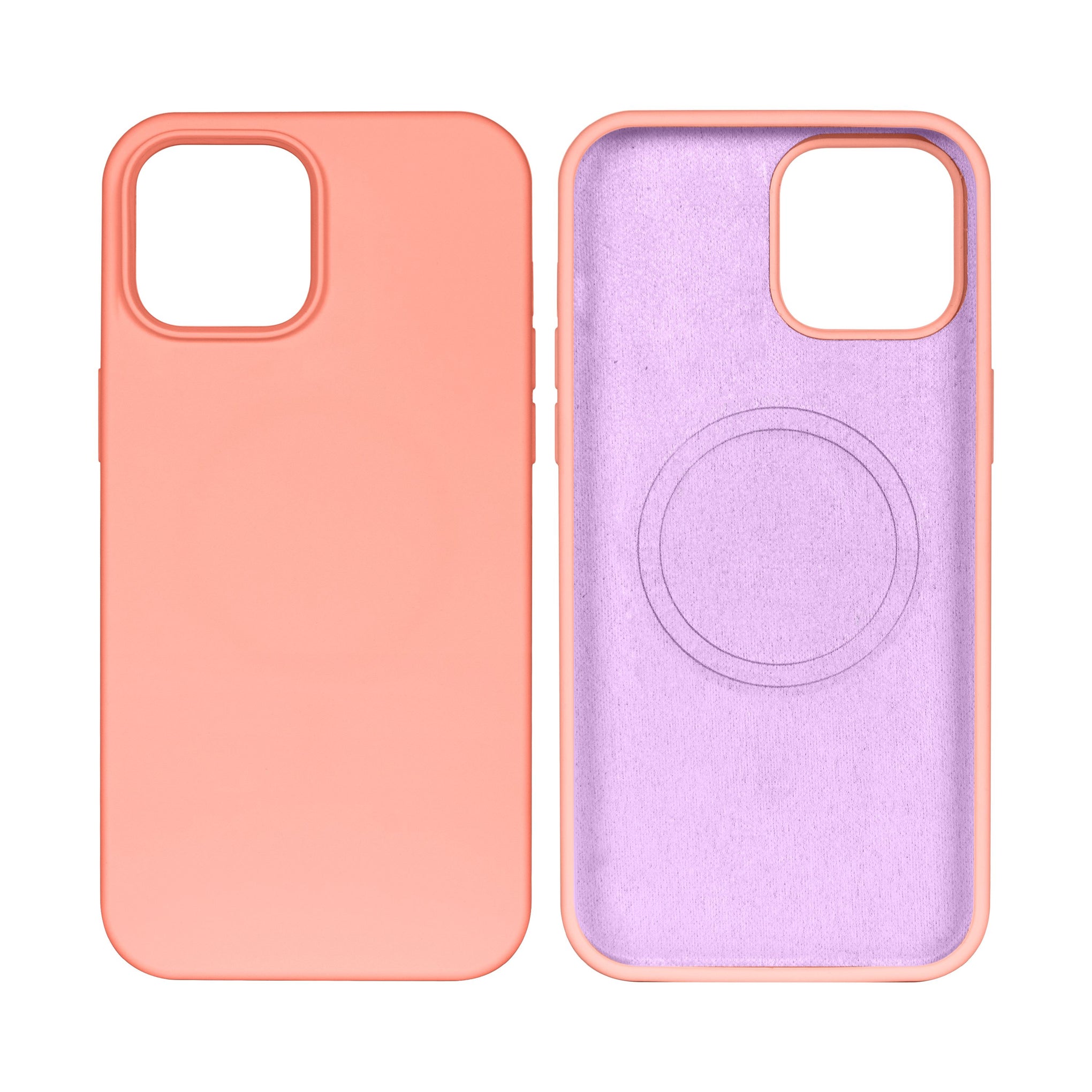 Rixus Soft TPU Phone Case With MagSafe Compatible For Apple iPhone 11 Pro Pink