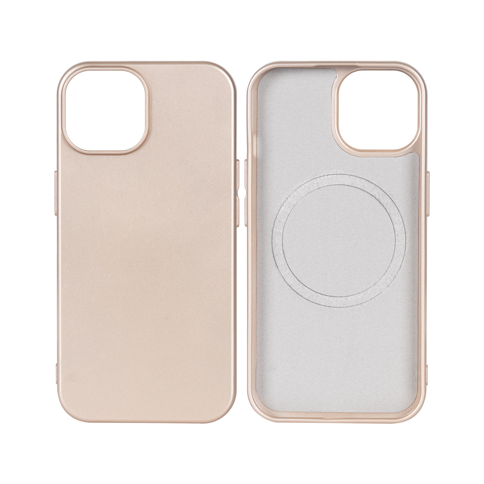 Rixus Soft TPU Phone Case With MagSafe Compatible For Apple iPhone 11 Pro Gold