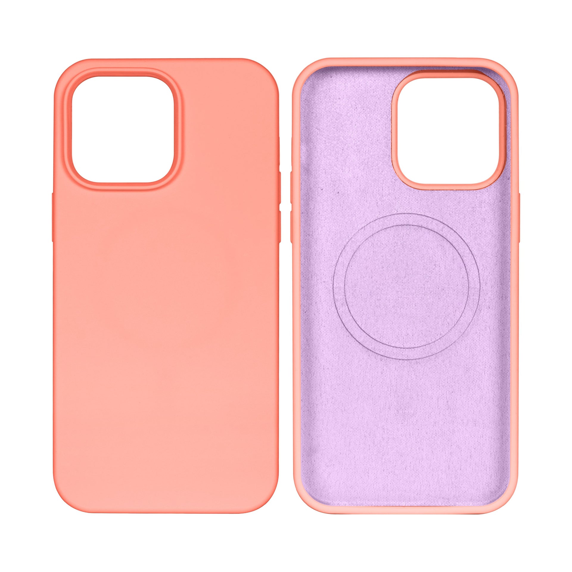 Rixus Soft TPU Phone Case With MagSafe Compatible For Apple iPhone 11 Pro Max Pink