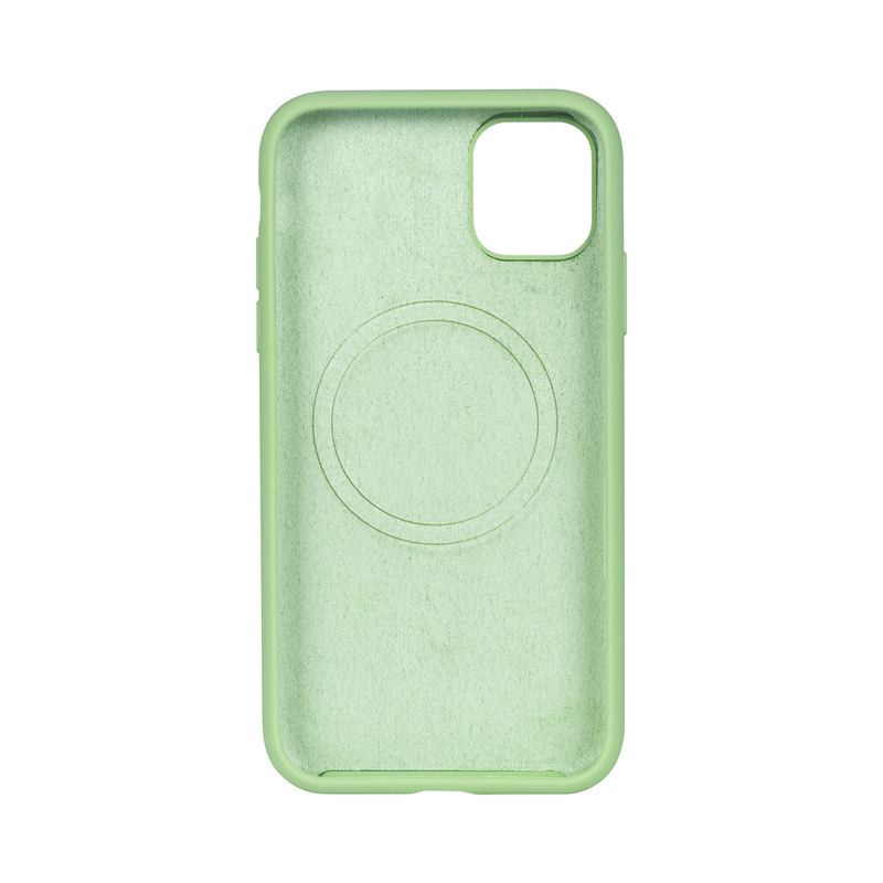 Rixus For iPhone 11 Pro Max Soft TPU Phone Case With MagSafe Matcha