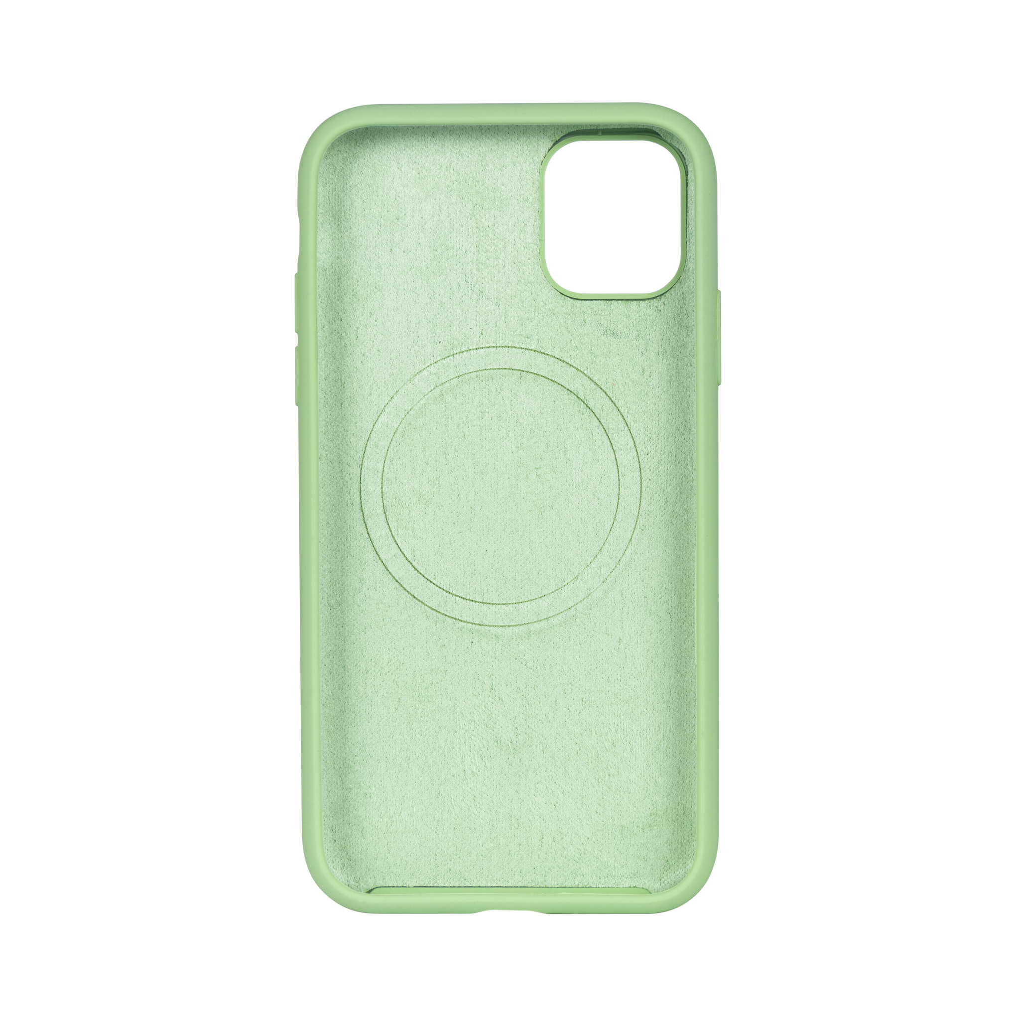 Rixus Soft TPU Phone Case With MagSafe Compatible For Apple iPhone 12, 12 Pro Matcha