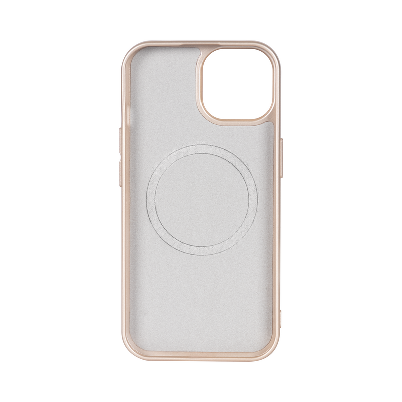 Rixus For iPhone 12 Mini Soft TPU Phone Case With MagSafe Gold