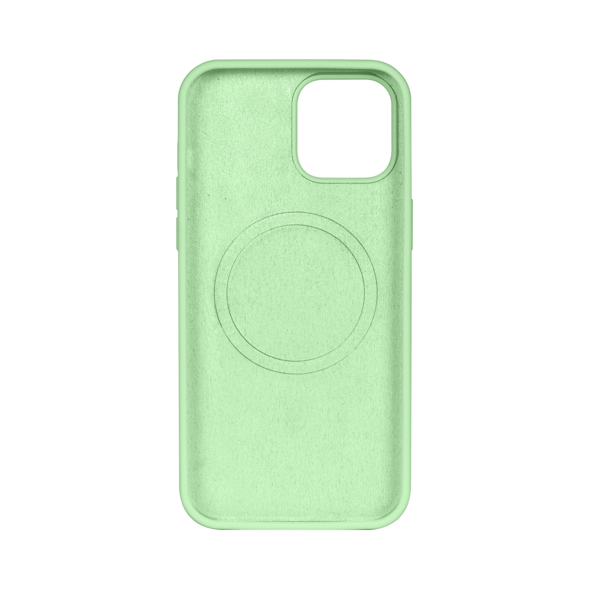 Rixus Soft TPU Phone Case With MagSafe Compatible For Apple iPhone 12 Mini Matcha