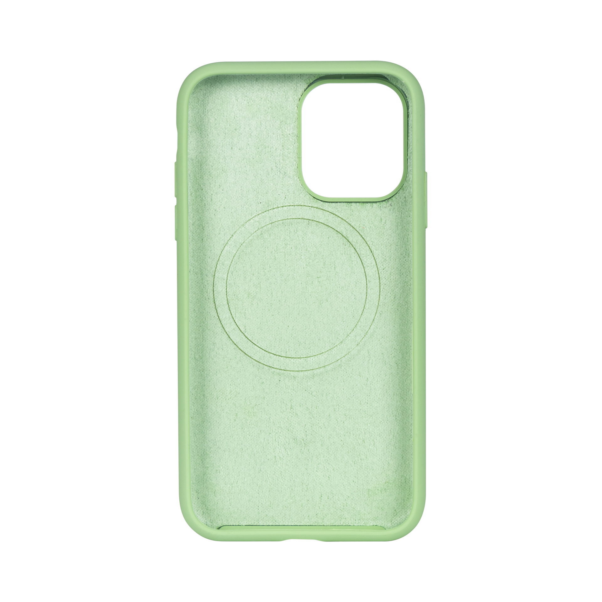 Rixus Soft TPU Phone Case With MagSafe Compatible For Apple iPhone 12 Pro Max Matcha