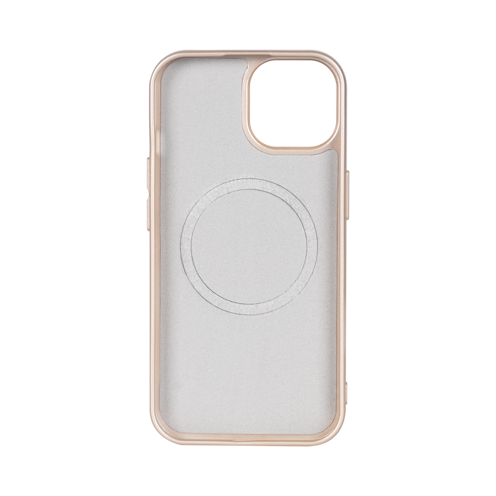 Rixus Soft TPU Phone Case With MagSafe Compatible For Apple iPhone 13 Gold