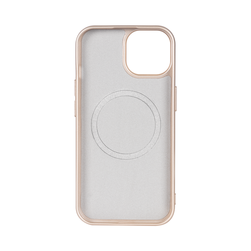 Rixus Soft TPU Phone Case With MagSafe For Apple iPhone 13 Gold