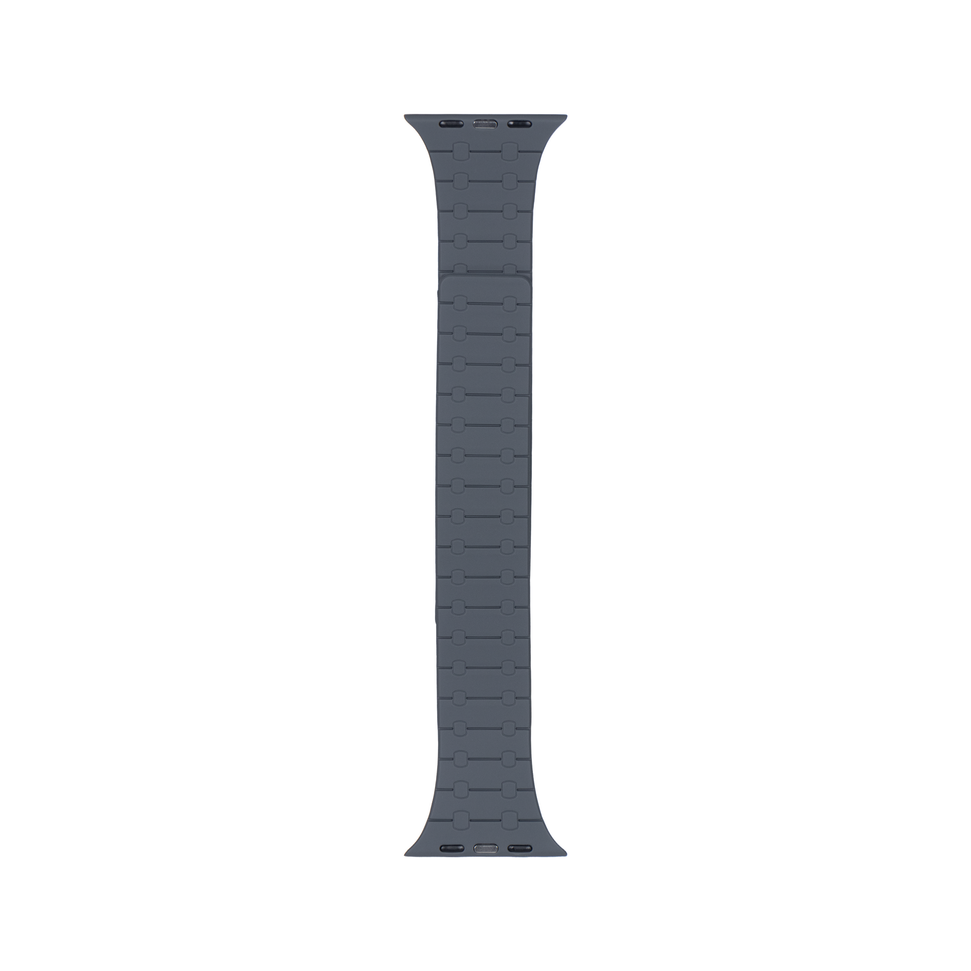 Magnetic Silicone Band For Apple Watch 42mm, 44mm, 45mm, 49mm Double Color Black, Gray Retail Box