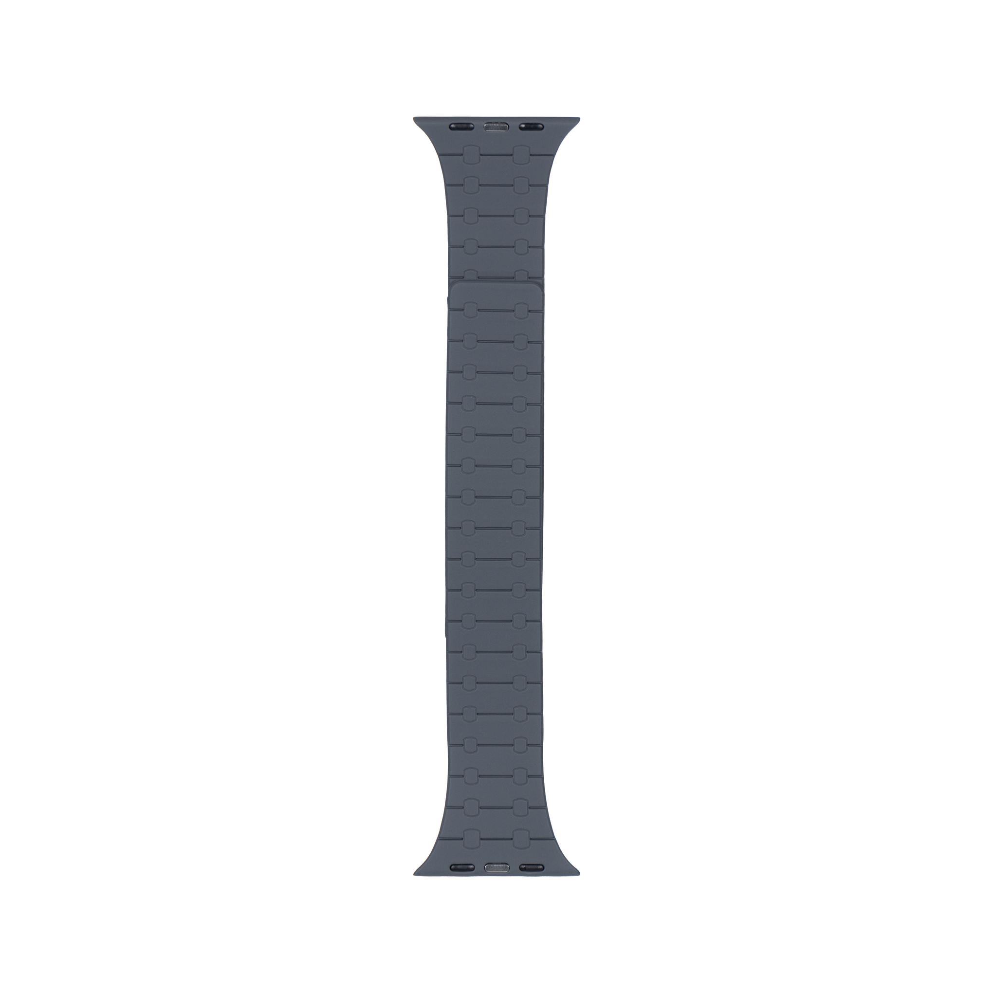 Magnetic Silicone Band For Apple Watch 42mm, 44mm, 45mm, 49mm Double Color Black, Gray Retail Box