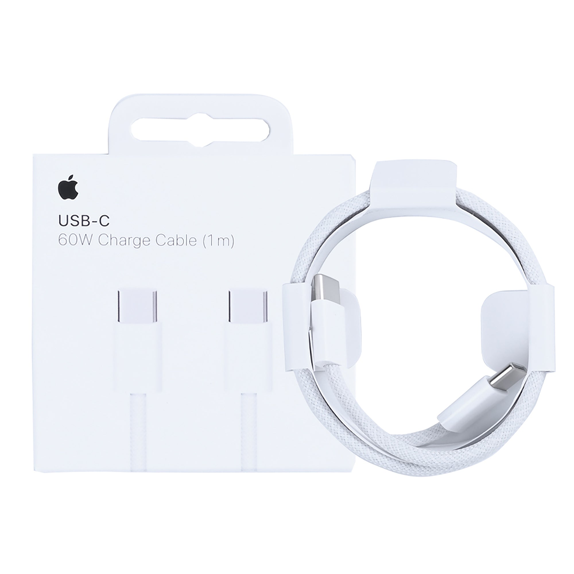 Apple iPhone 15, 16, 17 Series MW493ZM/A USB-C Charge Woven Cable 100cm White Original Retail Box
