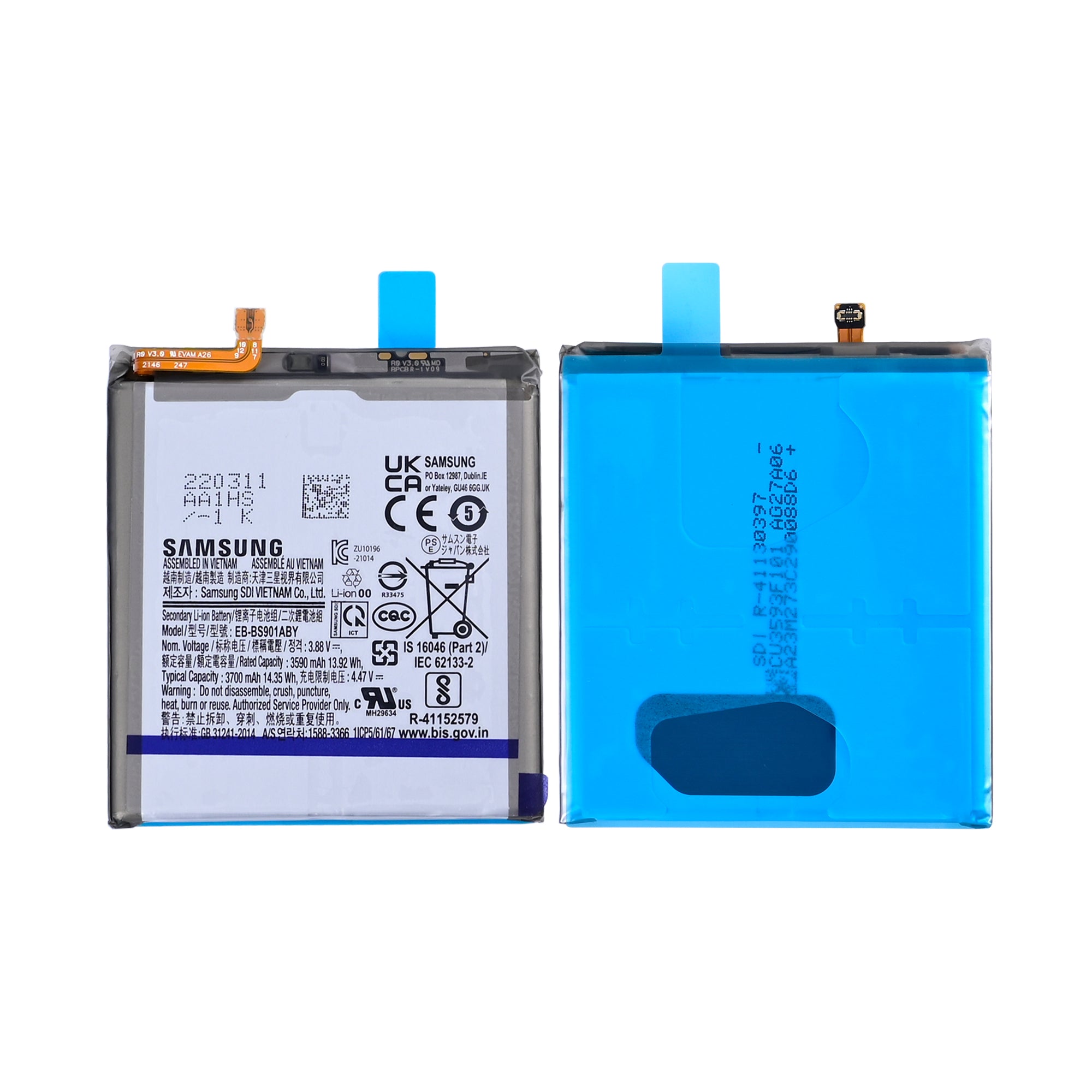 Samsung Galaxy S22 S901B Battery EB-BS901ABY Original Bulk