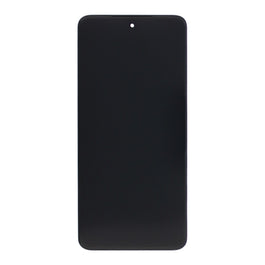 Motorola G84 5G Display And Digitizer With Frame Black Service Pack